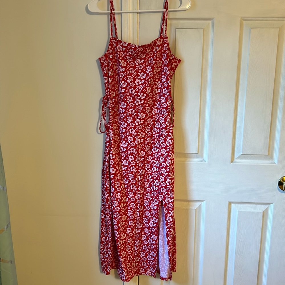 Hollister dress with cut outs on sides.